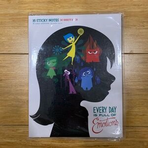 NEW Disney Store Inside Out Sticky Notes